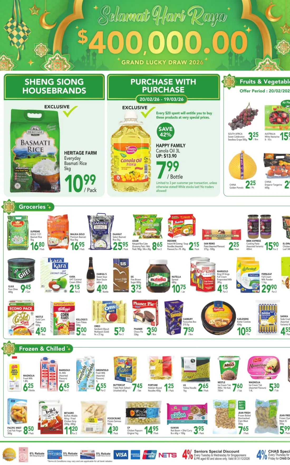 Hari Raya Grand Lucky Draw & Grocery Deals 2026 page 1