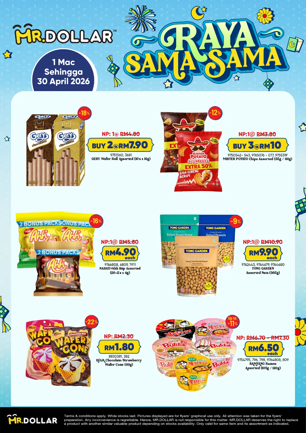 Raya Sama-Sama Specials at MR.DOLLAR Malaysia | Ends 30 April page 1