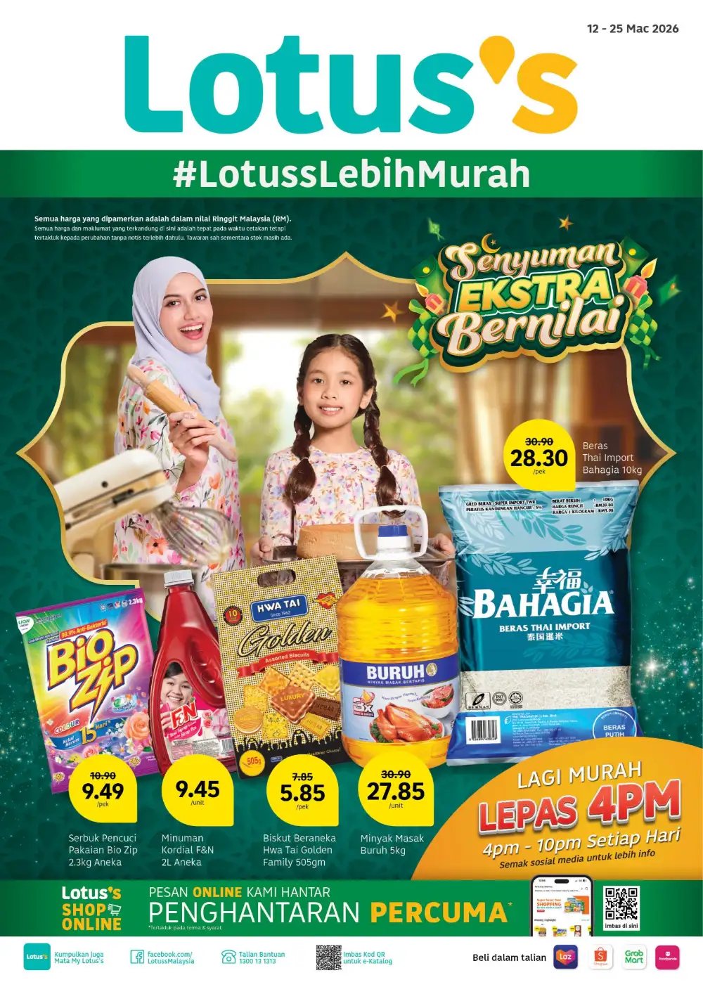 Raya Grocery Deals | Lotus's Malaysia Stores | Ends 25 March page 1