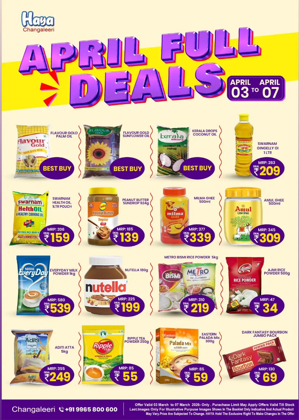 Haya Changaleeri April Full Deals | Ends Tuesday page 1