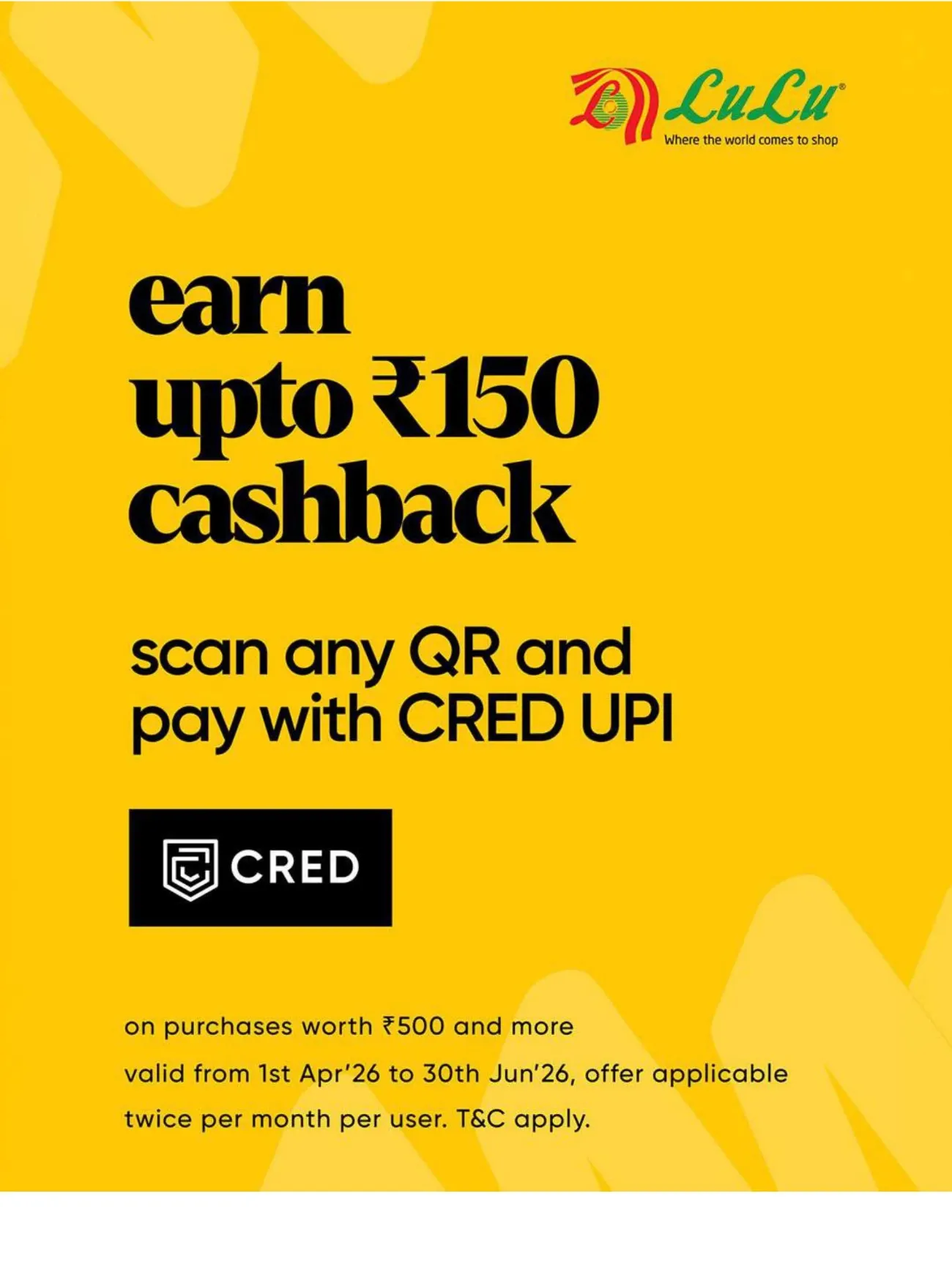 Lulu Mall Kochi HDFC Bank Instant Discount | Ends April 30 page 3