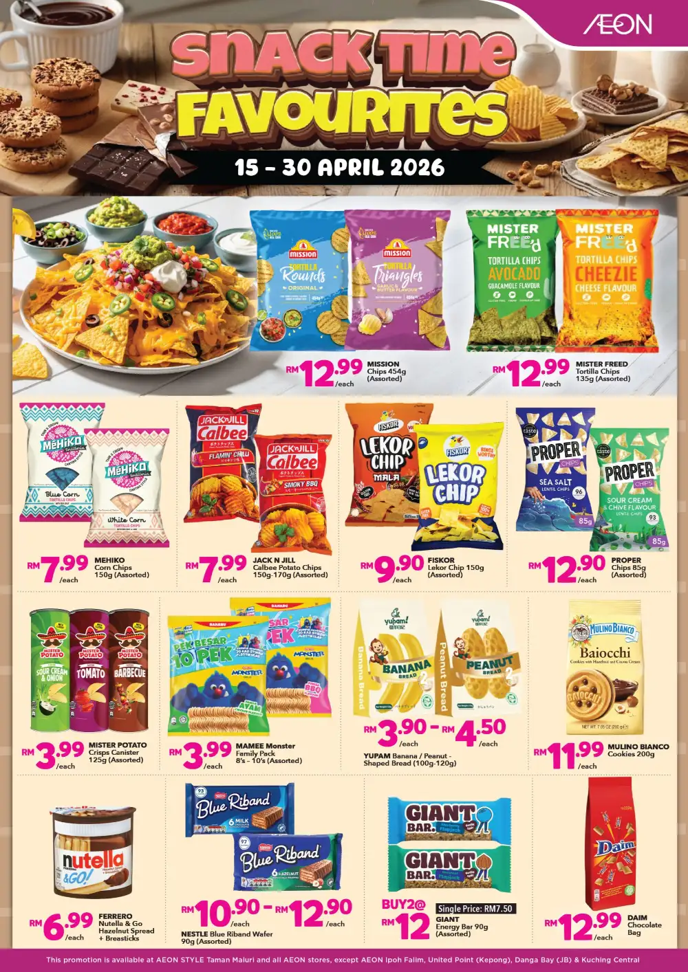 AEON Malaysia Snack Time Favourites | Ends 30 April page 1