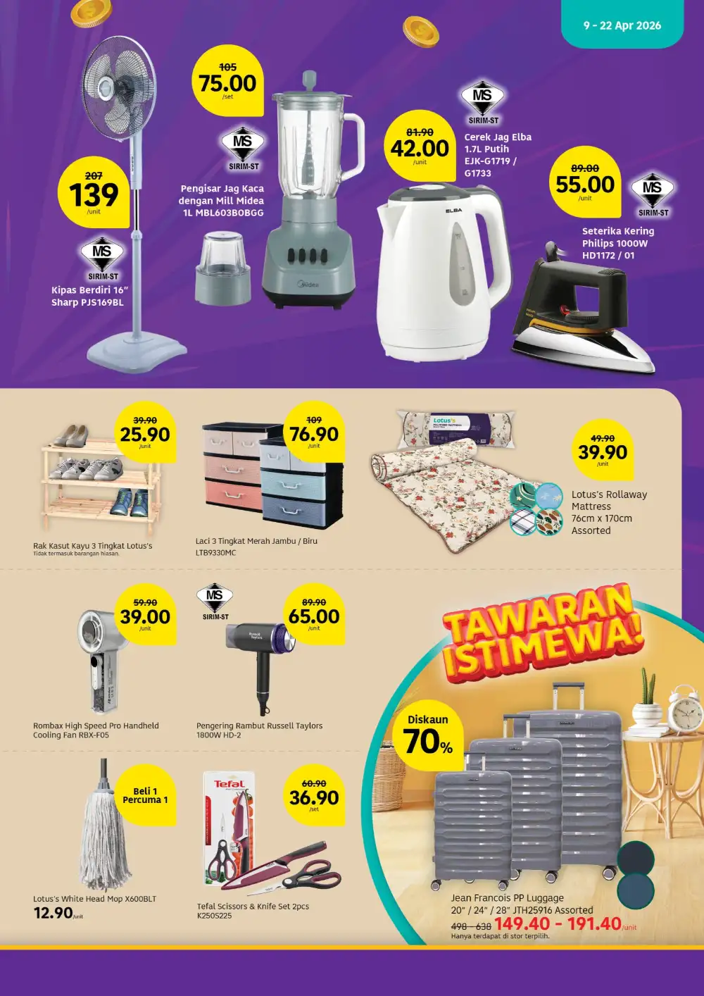Lotus's Malaysia Harga Hangat | Ends 29 Apr | Jimat Berterusan page 11