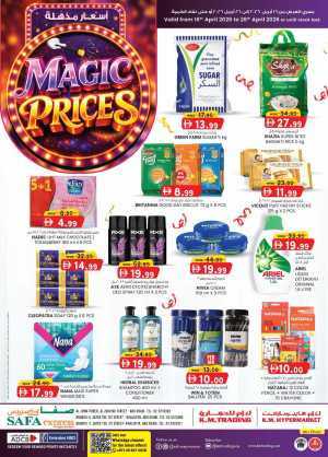 SAFA Express Al Zahiyah Abu Dhabi Magic Prices Offers flyer cover
