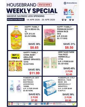 Weekly Special Deals flyer cover