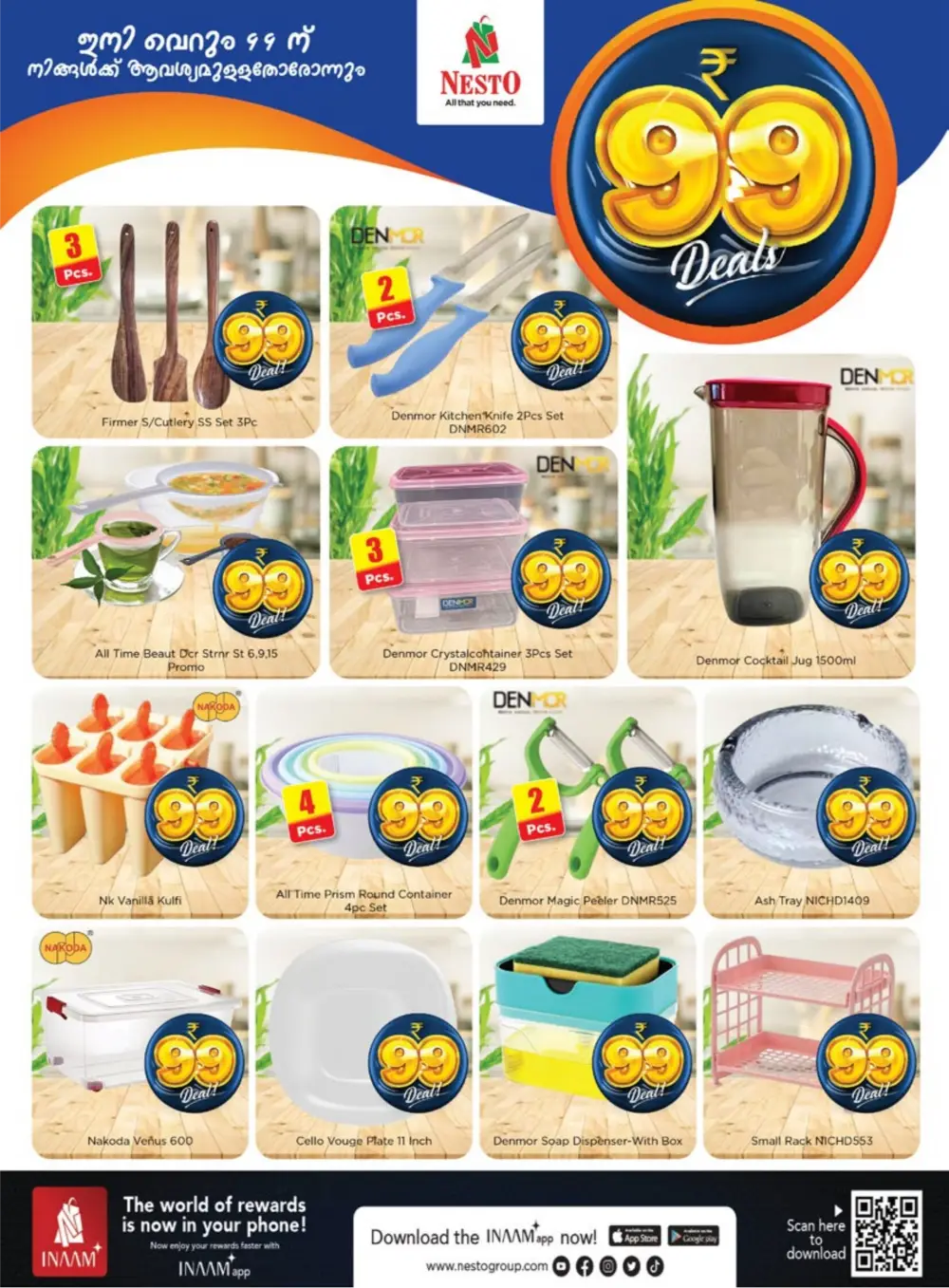 Nesto Hypermarket Kannur Thazhe Chovva ₹99 Deals page 13