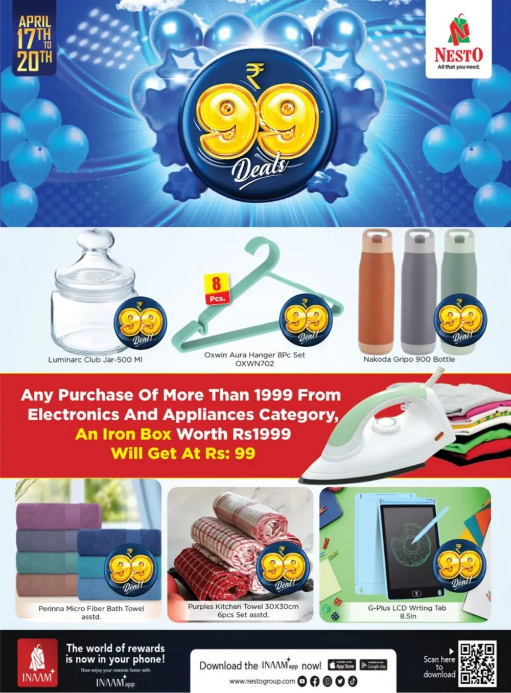 Nesto Hypermarket Thrissur ₹99 Super Deals Sale page 20