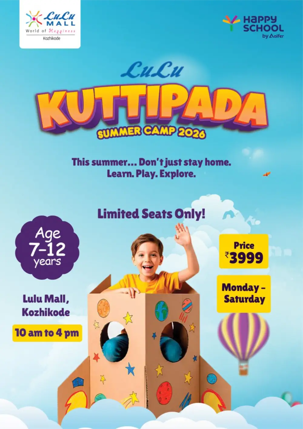 LuLu Mall Kozhikode Kuttipada Summer Camp 2026 page 1