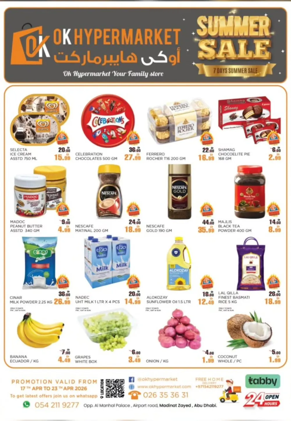OK Hypermarket Madinat Zayed Summer Sale Offers page 1
