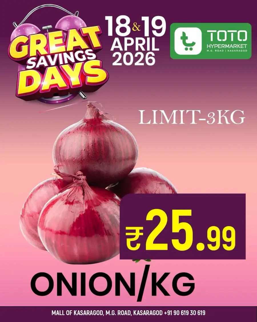 Toto Kasaragod Great Savings Days | Ends Sunday page 2