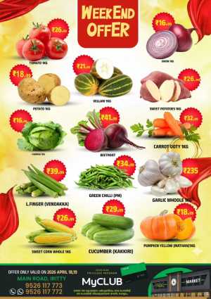 Weekend Offer flyer cover