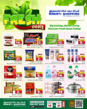 Makati Shopping Riyadh – Big Savings Fresh Deals flyer cover