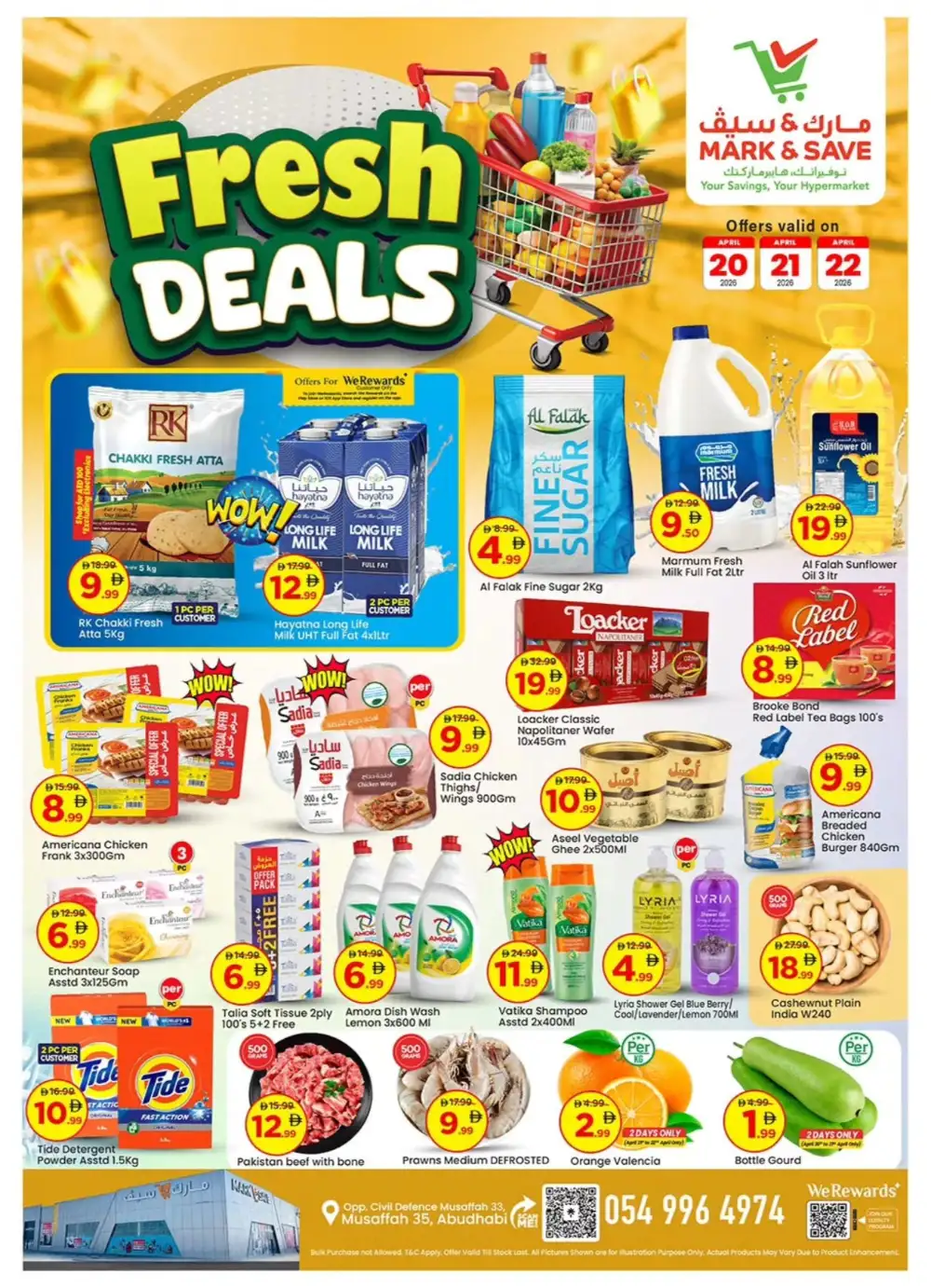 Mark & Save Musaffah Fresh Deals: Apr 20-22 Offers page 1