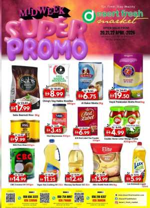 Midweek sale flyer cover