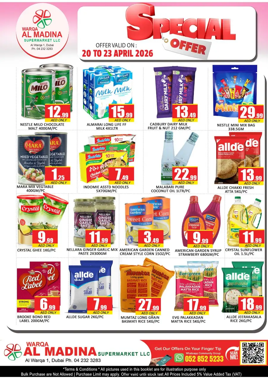Warqa Al Madina Dubai Special Mid-Week Offers page 1