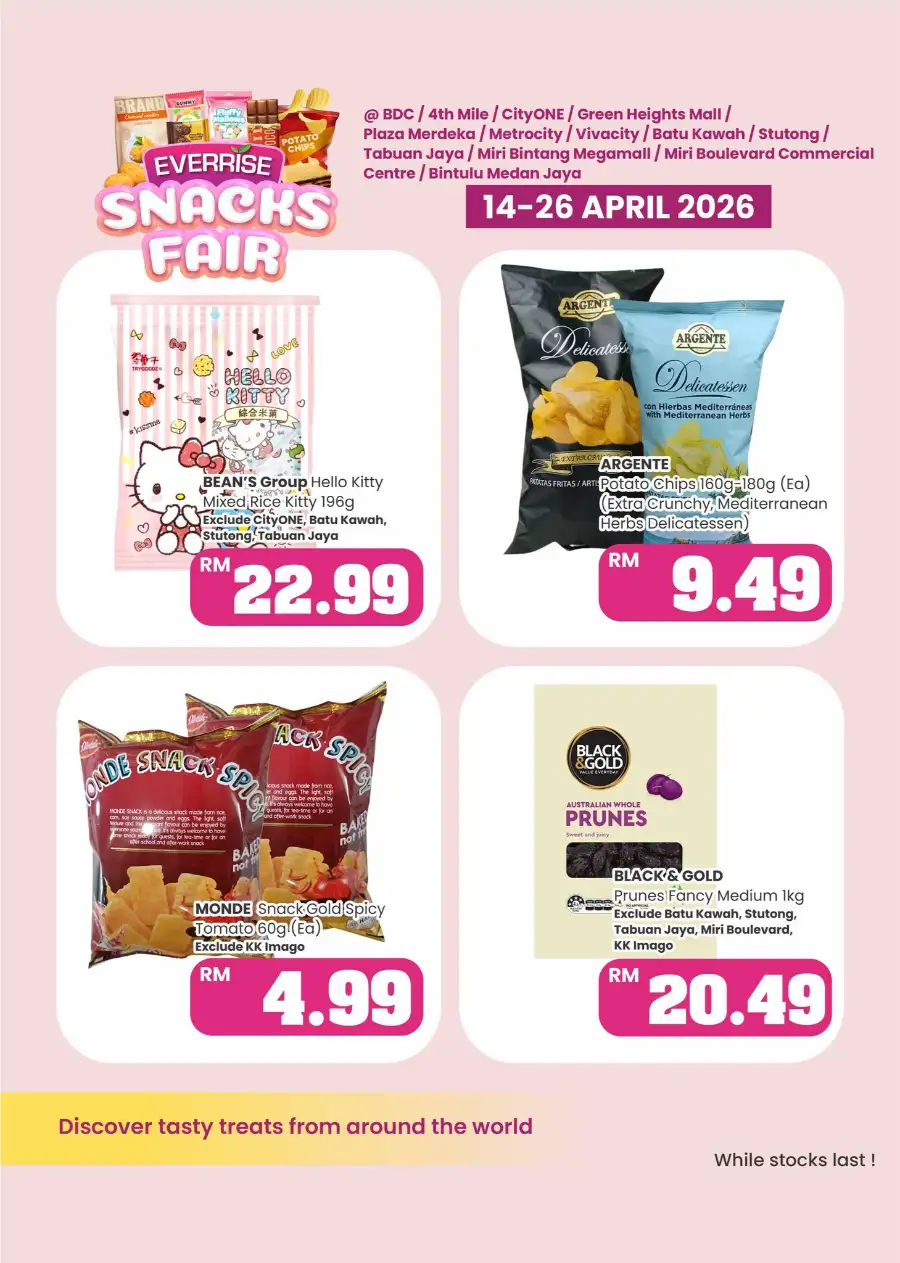 Everrise Snacks Fair: Best Deals in Kuching & Miri page 9