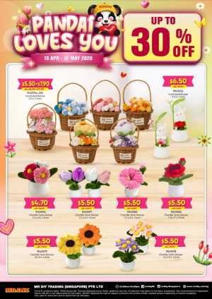 MR.DIY SG Pandai Loves You Sale: Up to 30% OFF flyer cover