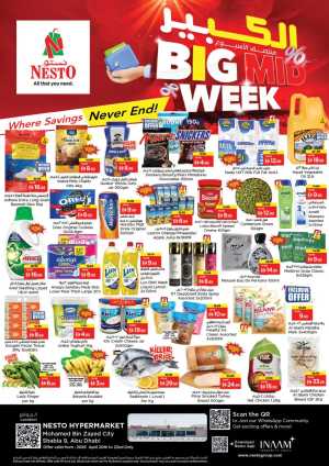 Nesto MBZ City Shabia Big Mid-Week Deals flyer cover